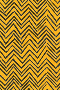 黄黑锯齿纹几何图案背景