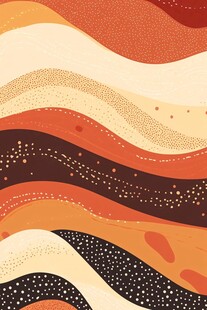 波状渐变色彩抽象纹理图案