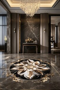奢华大理石门厅 璀璨装饰