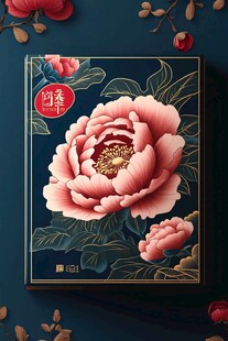 国色牡丹中式风精美包装
