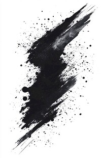 黑色墨痕笔触背景素材