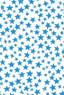 蓝色星星无缝图案背景