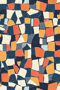 多彩马赛克几何图案纹理