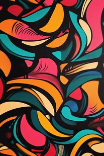 绚丽多彩抽象图案纹理