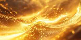 金色流动光效背景图