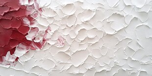 红白颜料纹理艺术画面