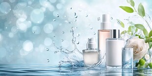 清新水润的护肤美妆产品