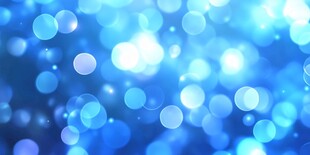 梦幻蓝色光斑背景效果