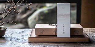 中式雅致茶具包装盒展示
