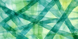 清新绿系几何线条抽象背景