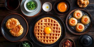 韩式美食拼盘展示诱人美味