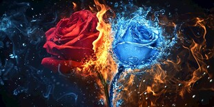 冰火玫瑰 热烈与冷静的碰撞