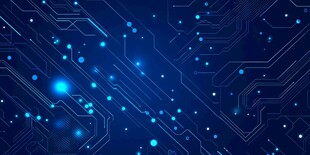 科技感电路板背景图