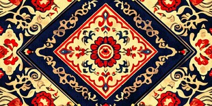 传统民族风精美花纹图案