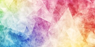 梦幻多彩几何渐变背景图