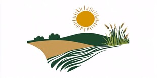 田园风光图标设计