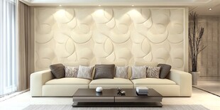 现代简约风客厅沙发背景墙
