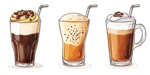 三款美味特色咖啡饮品