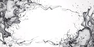 水墨动感边框背景图