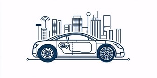 城市中的智能电动汽车