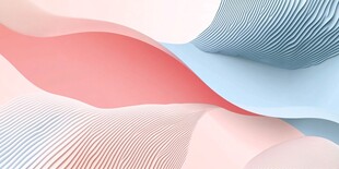 柔和渐变波纹抽象背景图