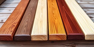 多样实木条展示