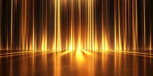 金色光线科技感背景特效