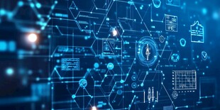 科技感十足的数字界面背景