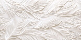 白色羽毛纹理墙面装饰