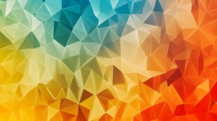 多彩多边形几何背景图案