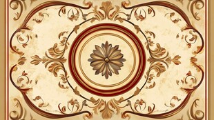 欧式奢华花纹瓷砖图案