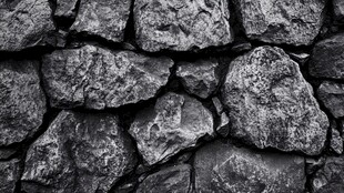 石砌墙面纹理特写