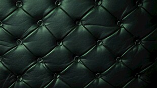 深绿菱形绗缝皮革纹理