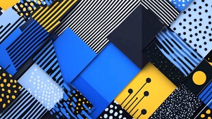 几何图案抽象艺术背景图