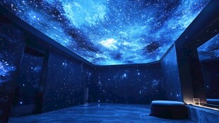 梦幻星空主题室内空间