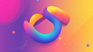 炫彩流体艺术图形元素