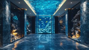 梦幻海底主题室内空间