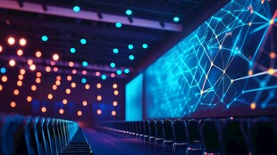 科技感十足的现代会议场地