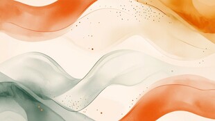 水墨流动波纹抽象背景图