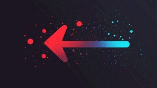 渐变箭头特效图