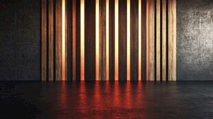 光影交错的神秘室内空间