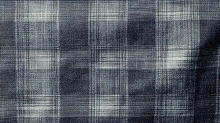 黑白格子布料纹理特写