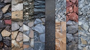 多样石材质地纹理展示