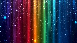 梦幻彩虹星空背景图