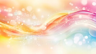 梦幻炫彩波浪背景图