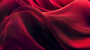 红色丝绸质感梦幻背景图