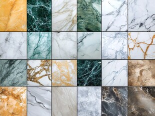 多样大理石纹理图案展示