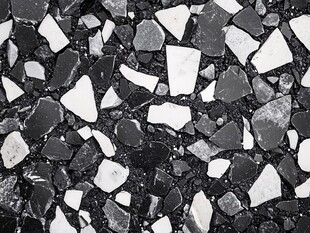 黑白碎石纹理图案