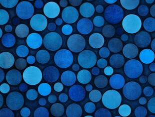 蓝色圆点图案背景纹理