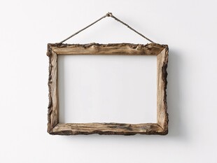 木质挂式相框 简约自然风